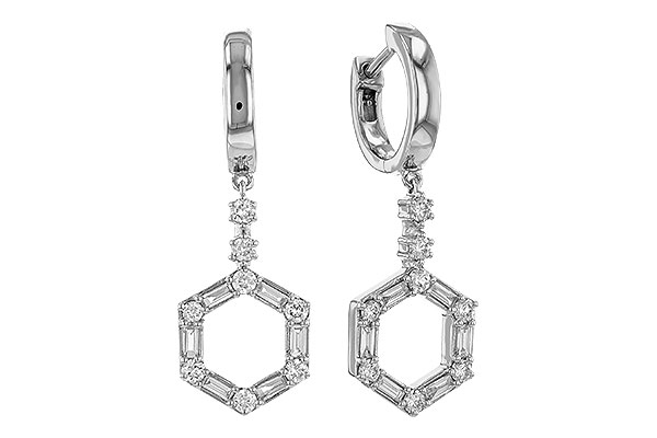 H311-28930: EARRINGS .23 BAG .60 TW