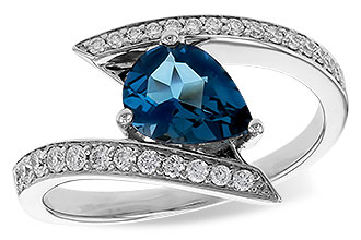 H311-28939: LDS RG 1.04 LONDON BLUE TOPAZ 1.28 TGW (8x6MM)