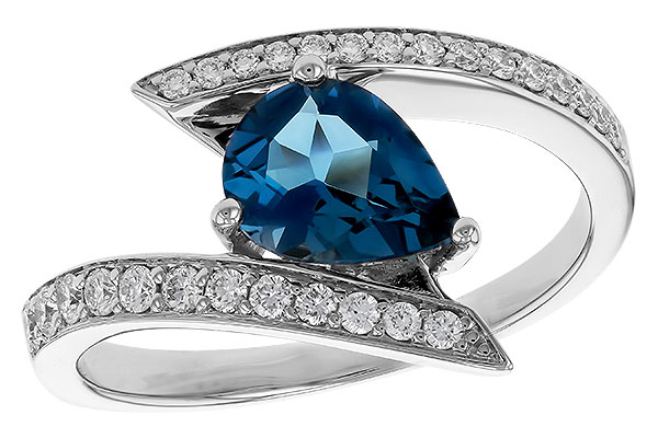 H311-28939: LDS RG 1.04 LONDON BLUE TOPAZ 1.28 TGW (8x6MM)
