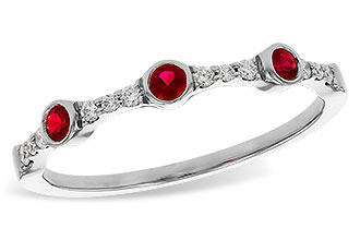 H311-30775: LDS WED RG .15 RUBY .24 TGW