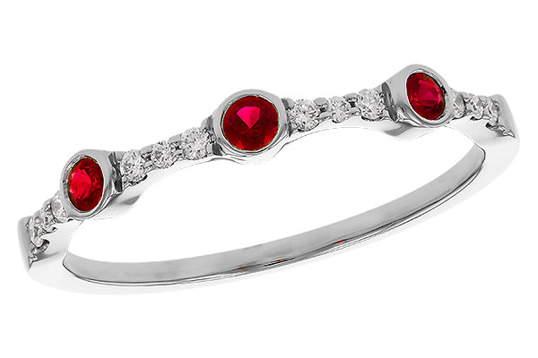 H311-30775: LDS WED RG .15 RUBY .24 TGW