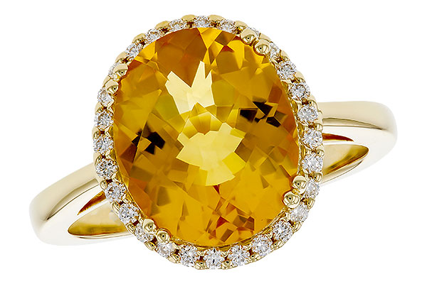 H311-30784: LDS RG 3.85 CITRINE 4.05 TGW (12x10MM OV)
