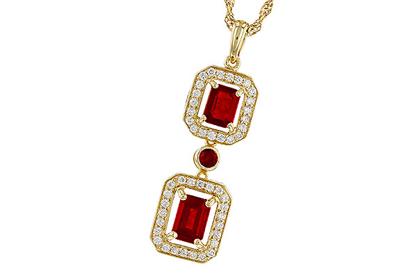 H311-31721: NECK 1.22 TW RUBY 1.43 TGW