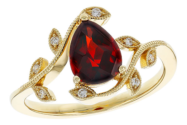 H311-34393: LDS RG 1.34 GARNET 1.40 TGW (8x6MM GAR)