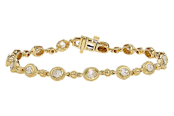 H311-35348: BRACELET 1.25 TW OVAL DIAS (7")