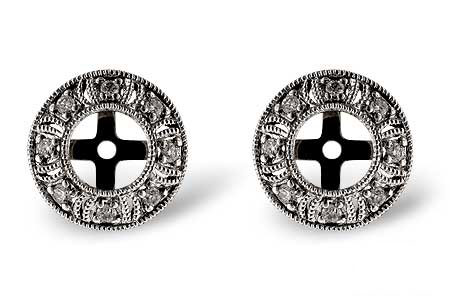 K036-81648: EARRING JACKETS .12 TW (FOR 0.50-1.00 CT TW STUDS)