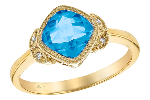 K223-16221: LDS RG 1.63 BLUE TOPAZ 1.65 TGW