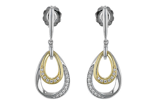 K225-88048: EARRINGS .12 TW