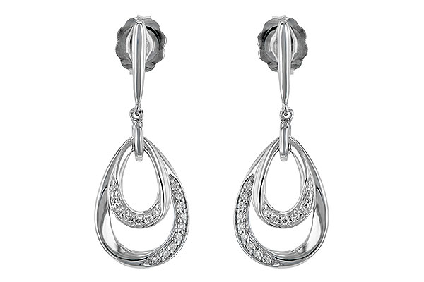 K225-88048: EARRINGS .12 TW