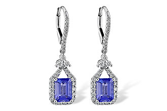 K226-73502: EARR 1.60 TW TANZANITE 2.08 TGW