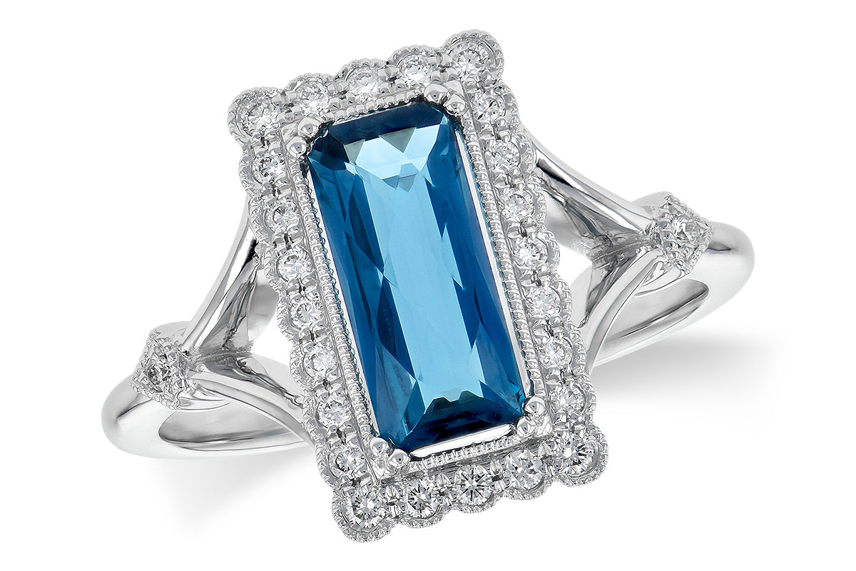 K226-78984: LDS RG 1.58 LONDON BLUE TOPAZ 1.75 TGW