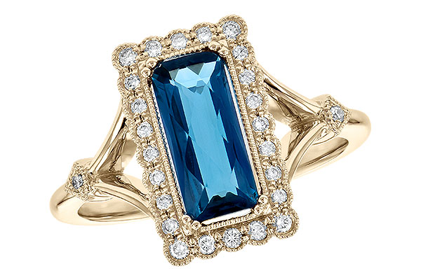 K226-78984: LDS RG 1.58 LONDON BLUE TOPAZ 1.75 TGW