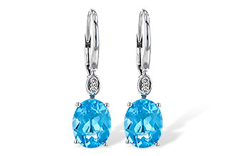 K226-81639: EARR 3.70 TW BLUE TOPAZ 3.75 TGW (9x7MM BT)