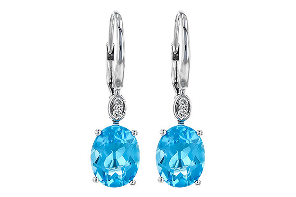 K226-81639: EARR 3.70 TW BLUE TOPAZ 3.75 TGW (9x7MM BT)