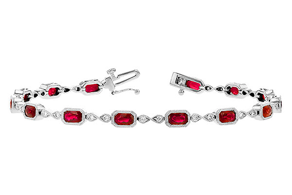 K309-48984: BRACELET 4.50 RUBY 4.82 TGW