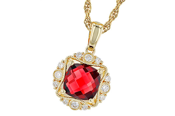 K310-38948: NECK 1.70 GARNET 1.85 TGW