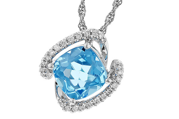 K310-40784: NECK 2.61 BLUE TOPAZ 2.72 TGW