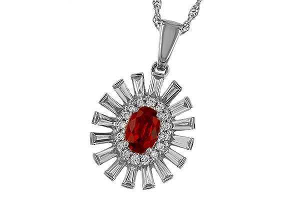 K310-44393: NECK .58 RUBY TW 1.10 TGW (6x4MM RUBY)