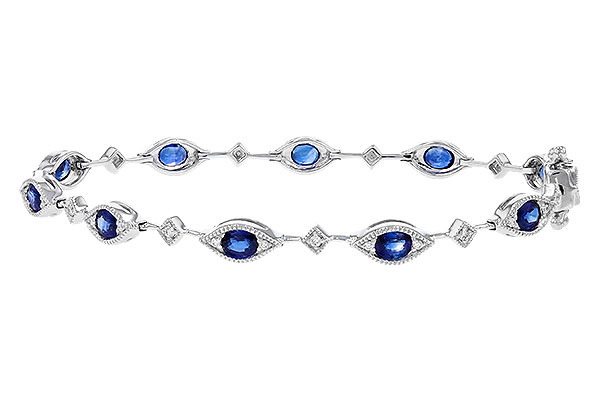 K311-28984: BRACELET 2.31 SAPPHIRE 2.50 TGW (7")