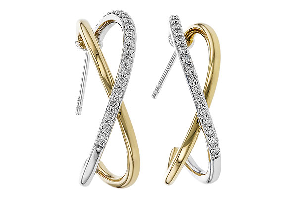 K311-29893: EARRINGS .50 TW