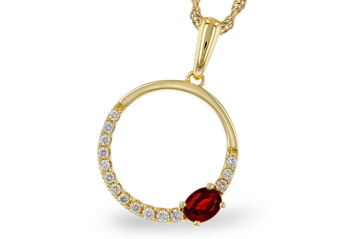 K311-30739: NECKLACE .26 RUBY .41 TGW