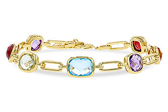 K311-31684: BRACELET 8.87 TW SEMI-PREC (GT,CIT,AMY,G.AMY,BT)