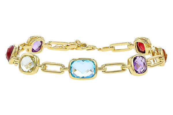 K311-31684: BRACELET 8.87 TW SEMI-PREC (GT,CIT,AMY,G.AMY,BT)