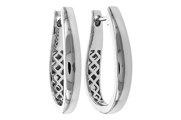 K311-33530: GOLD EARRINGS (22MM)