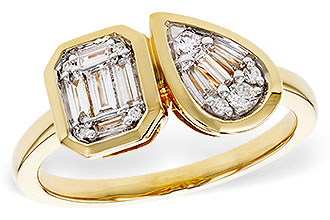 K311-35339: LDS DIA RG .17 TW BAGUETTE .25 TW