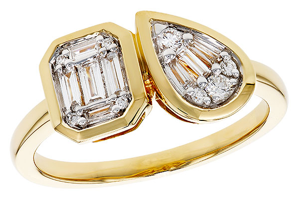 K311-35339: LDS DIA RG .17 TW BAGUETTE .25 TW