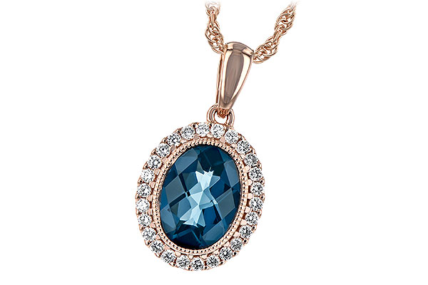 L225-83466: NECK 1.28 LONDON BLUE TOPAZ 1.41 TGW