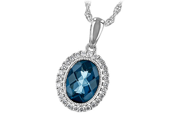 L225-83466: NECK 1.28 LONDON BLUE TOPAZ 1.41 TGW