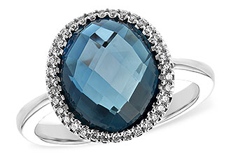 L225-84375: LDS RG 5.31 LONDON BLUE TOPAZ 5.45 TGW