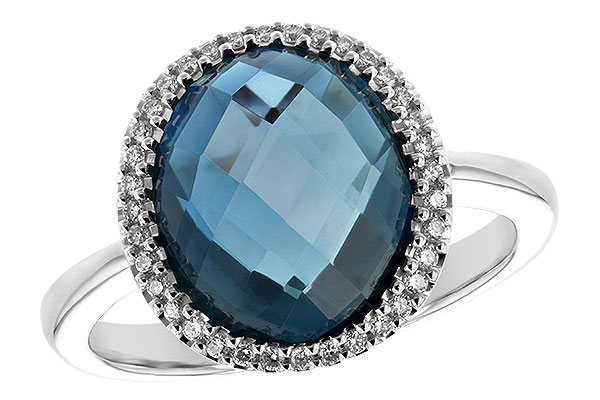 L225-84375: LDS RG 5.31 LONDON BLUE TOPAZ 5.45 TGW