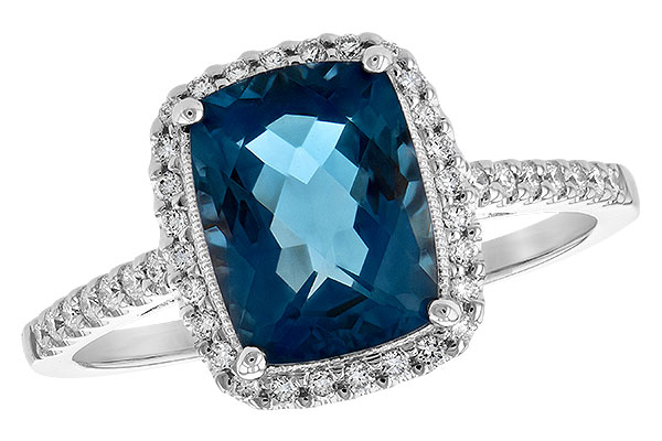 L225-90802: LDS RG 2.42 LONDON BLUE TOPAZ 2.62 TGW