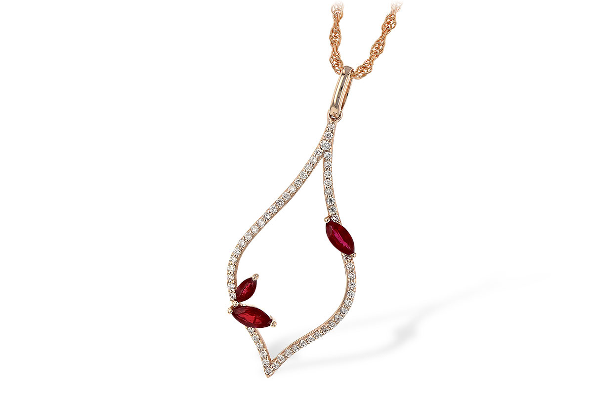 L226-73502: NECK .36 RUBY .56 TGW