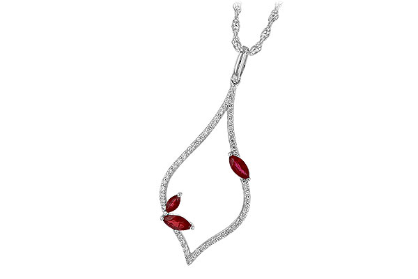 L226-73502: NECK .36 RUBY .56 TGW