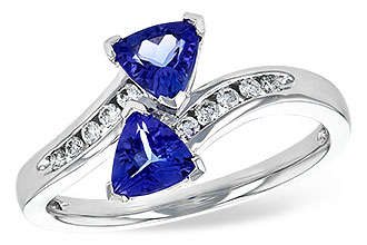 L226-73539: LDS RG .77 TW TANZANITE .90 TGW