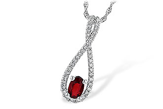 L226-75302: NECK .50 RUBY .74 TGW