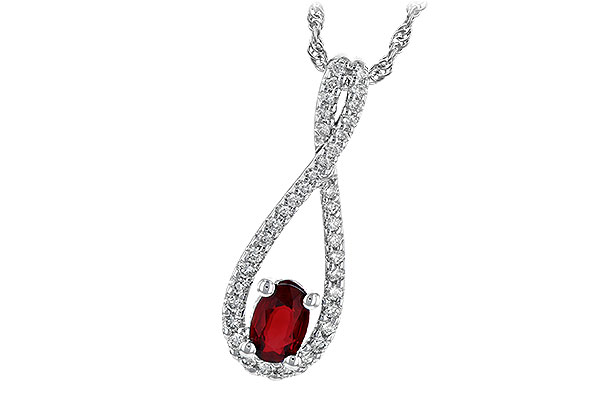 L226-75302: NECK .50 RUBY .74 TGW