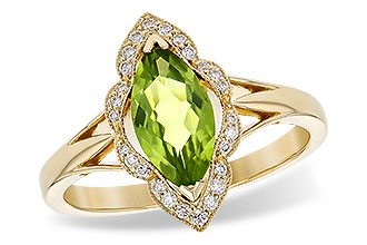 L226-78975: LDS RG .94 PERIDOT 1.05 TGW