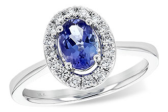 L226-79884: LDS RG .73 TANZANITE .97 TGW