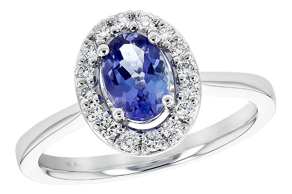 L226-79884: LDS RG .73 TANZANITE .97 TGW