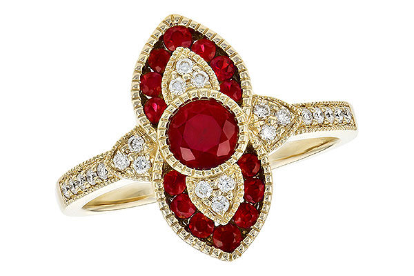 L309-48984: LDS RG .63 TW RUBY .75 TGW