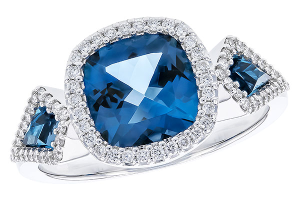 L310-39848: LDS RG 2.46 TW LONDON BLUE TOPAZ 2.72 TGW