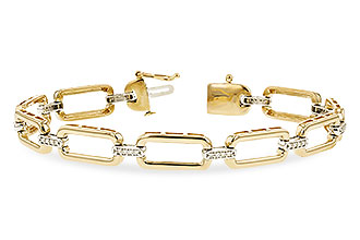 L310-42575: BRACELET .25 TW (7.5" - M225-88048 WITH LARGER LINKS)