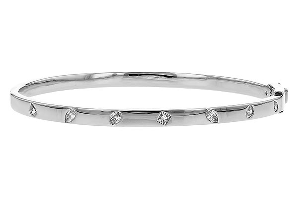 L310-43493: BANGLE .35 TW FANCY CUT DIAMONDS