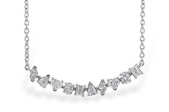 L310-43502: NECKLACE .70 TW FANCY CUT DIAS (18")