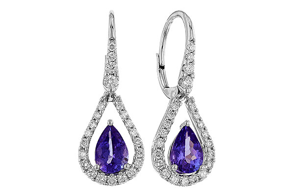 L311-28948: EARR 1.48 TW TANZANITE 1.98 TGW (7x5 PEAR)