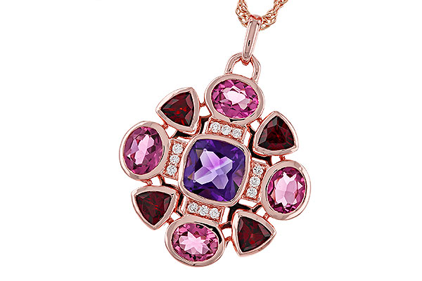 L311-30730: NECKLACE 2.76 SEMI-PREC (AM,GT,PT) 2.82 TGW